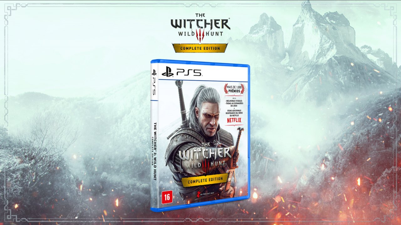 The Witcher 3 PS5 e Xbox Series terá versão física
