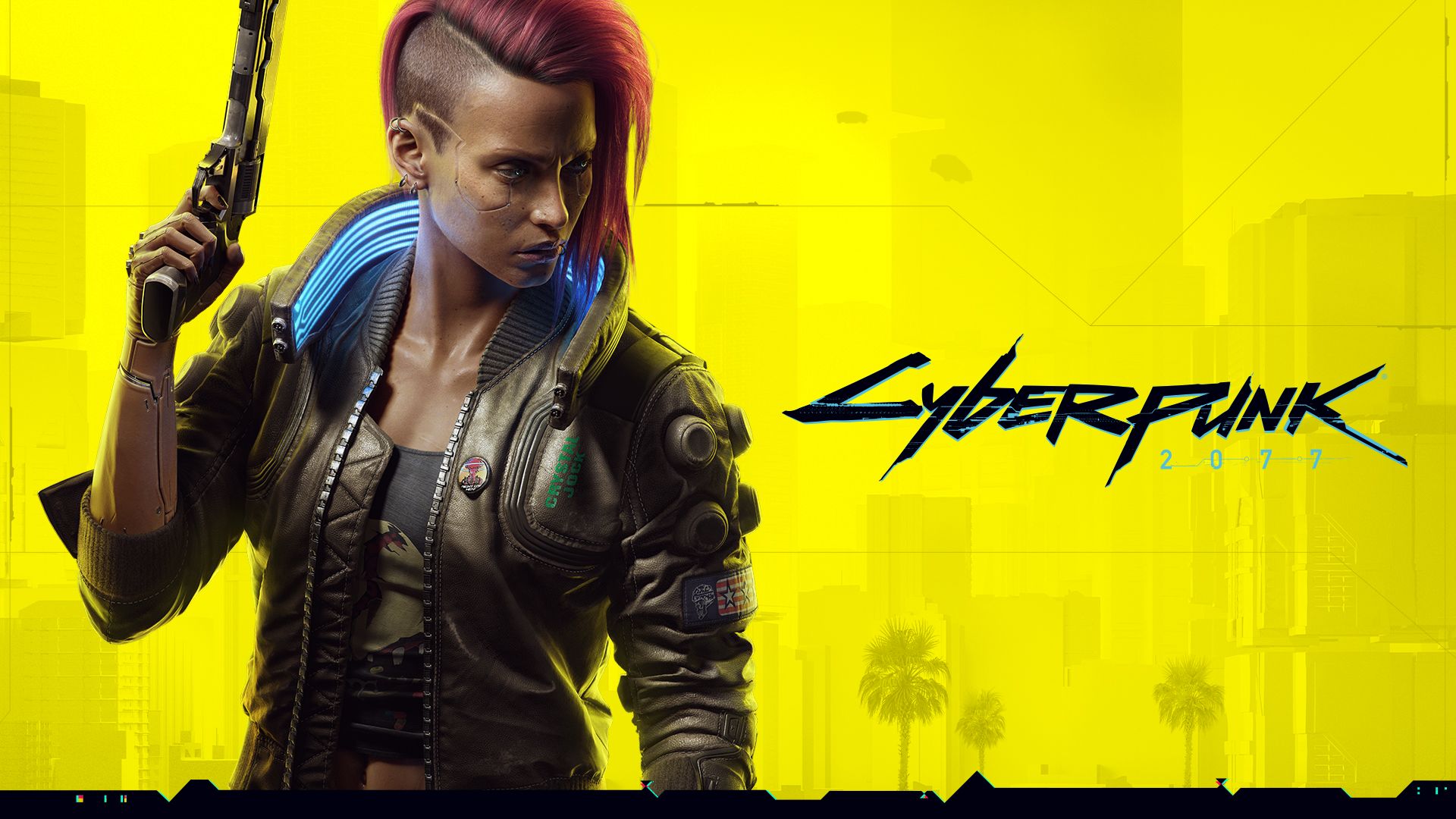 An image of V from the open-world game Cyberpunk 2077