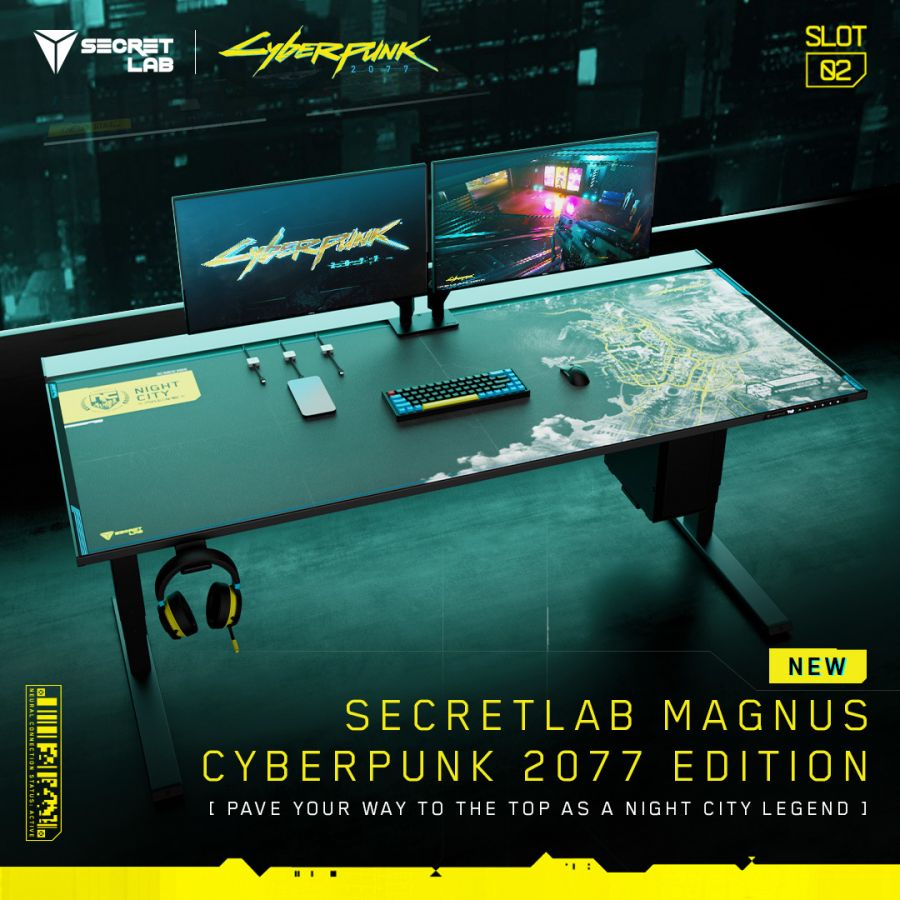 Secretlab MAGNUS Cyberpunk 2077 Collection Home of the Cyberpunk