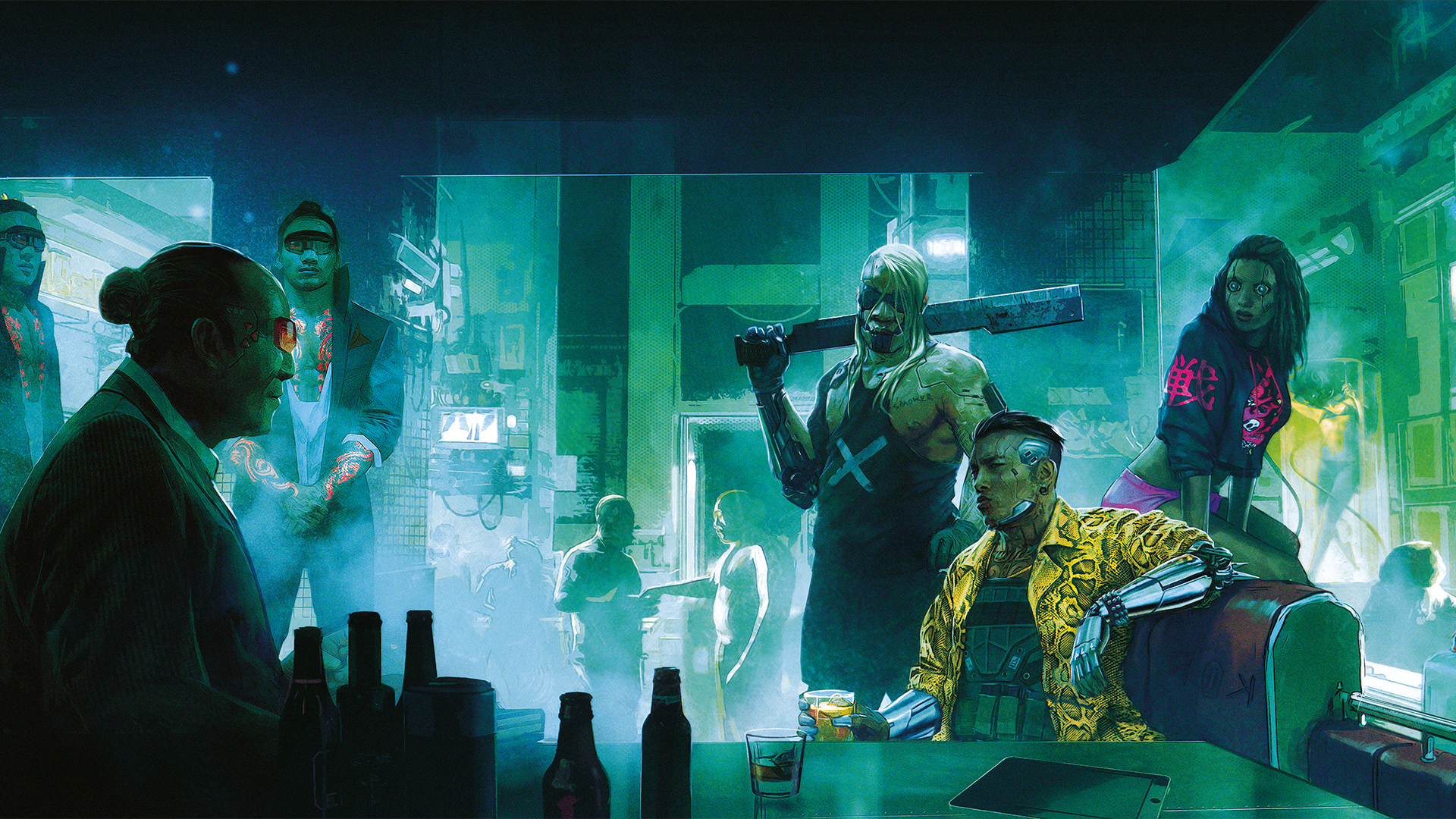 Concept Art From The Trailer Cyberpunk 2077 From The Creators