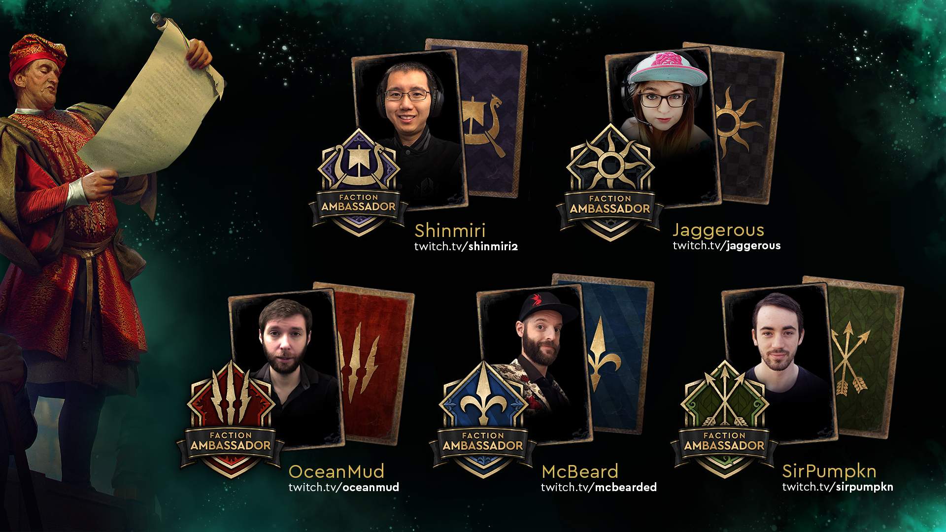 Découvrez nos ambassadeurs de faction ! GWENT The Witcher Card Game