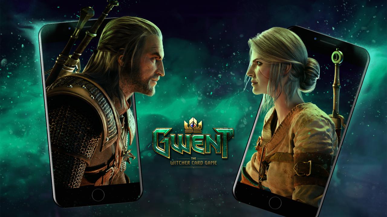 SWENT, Smartphone,GWENT, TCG, CD Projekt Red, The Witcher, Geralt, Ciri